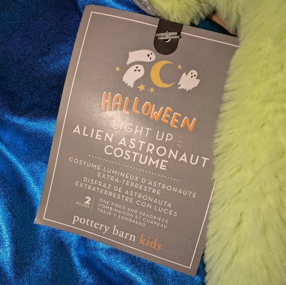 Pottery Barn Kids Alien Astronaut Costume - Green and Blue 7-8 Y - Picture 5 of 5